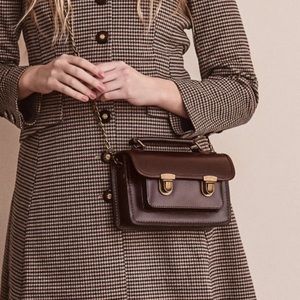 Beara Beara Santa Anna Mini Brown Vintage Style Purse